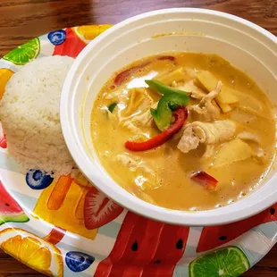 Red Curry Chicken at Time 4 Noodle