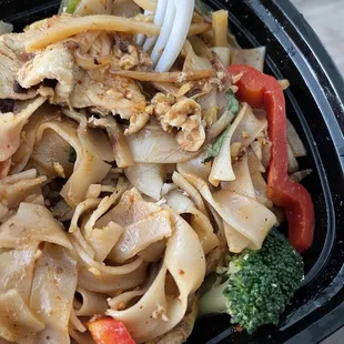 Long black hair in Drunken Noodle.