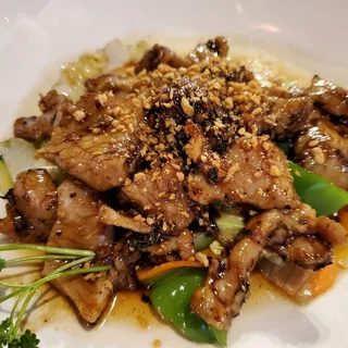 Crispy Garlic Black Pepper