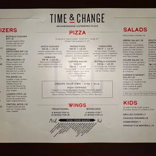 Menu July 2024