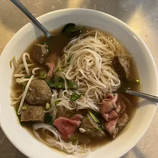 Beef pho from to-go order