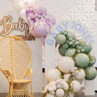 BABY SHOWER EVENT PLANNER, BABY IN BLOOM THEME SHOWER