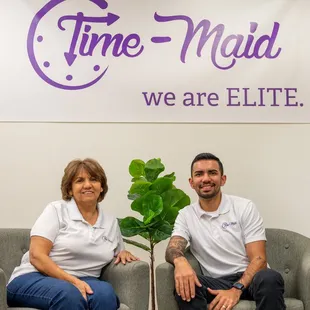 Elvia and Misael Avalos - Owners of Time-maid