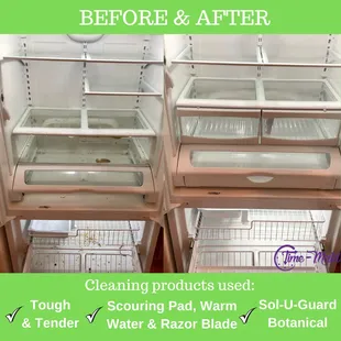 Kitchen Inside Fridge Cleaning