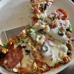 Cauliflower crust pizza