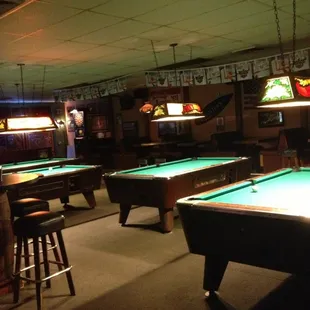 Pool tables!