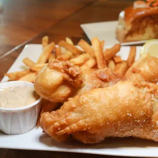 fish and chips, seafood, food, fish
