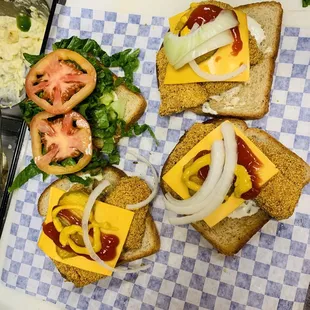 Our catfish sandwich
