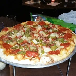 You gotta try the T.O. Special  pizza