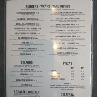 Menu 4/22/2023
