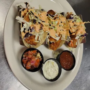 a plate of food