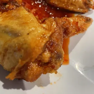 Honey hot wings