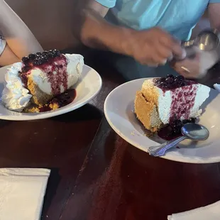 Blueberry cheesecake