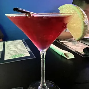 Pomegranate martini
