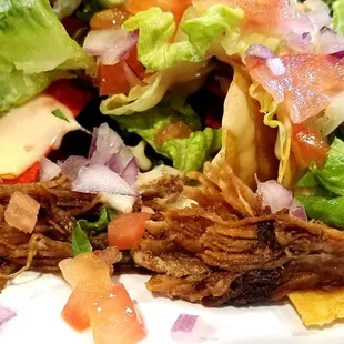 That&apos;s all the pork you will find on these nachos..So SAD...Lil MAD