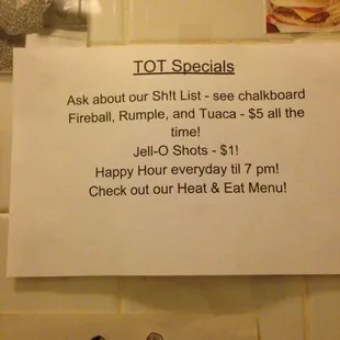 Specials