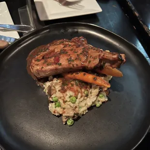 Pan seared pork chop