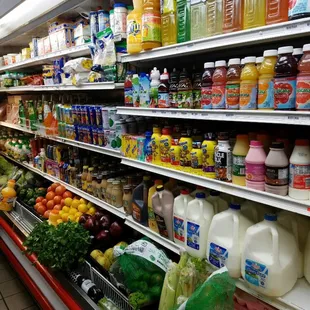 a grocery store filled with food