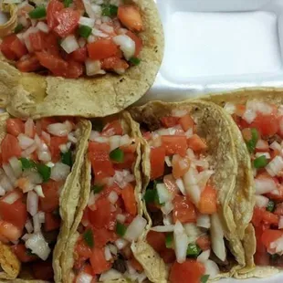 Our famous tacos