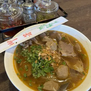 Beef noodles soup