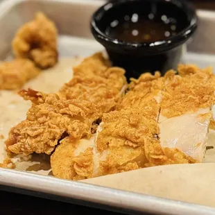 Time Thai Fried Chicken. All dug in and Ate a few pieces before snapping a pic