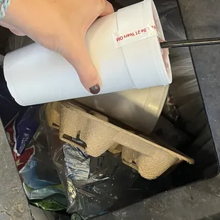 Me throwing it away
