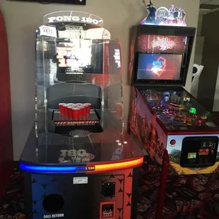Beer Pong and Pinball!