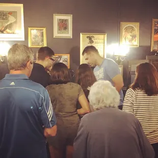 Working as a team to solve some clues!