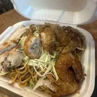Chicken lo mein