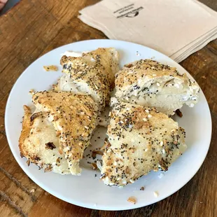 Breakfast roll (cut in quarters because we shared) (instagram: jax.vegan.eats)