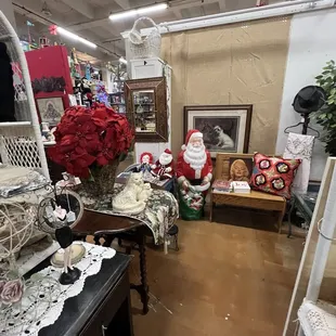 The Interior with the Christmases Past Theme @ Timeless Furnishings in Bakersfield CA.