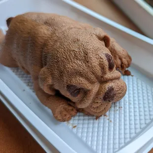 Chocolate bulldog mousse