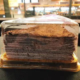 Chocolate Mille Crepe Cake