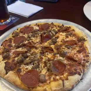 The meaty pizza (small)