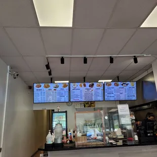 Menu wall