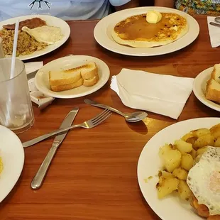 Enjoying Breakfast with the Locals