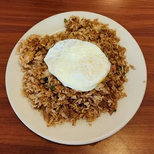 Fried Rice with over easy egg