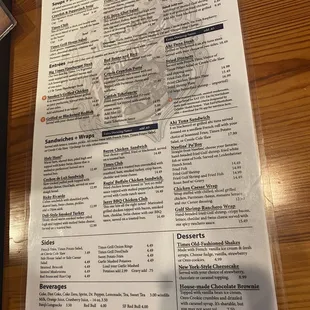 Menu Sept 2023