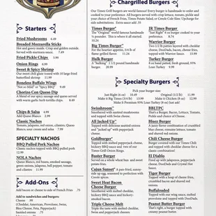 Eat Fit approved menu options at Times Grill. The Eat Fit seal indicates the healthiest options | OchsnerEatFit.com