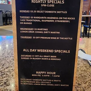 Specials