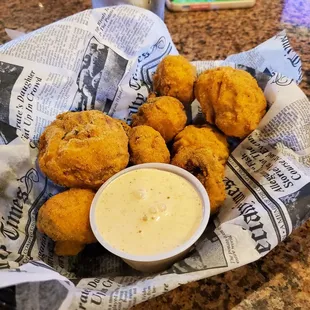 Fried mushrooms