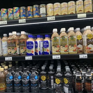 Large selection of coffee drinks