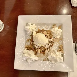 Apple Caramel Crumb Tart