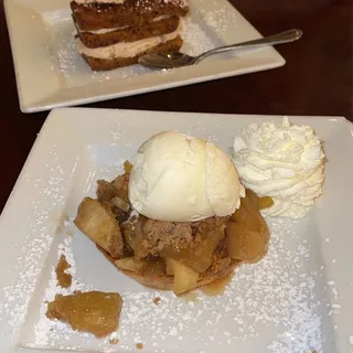 Apple Caramel Crumb Tart