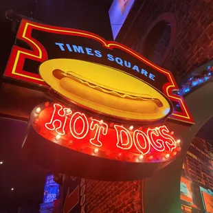 a neon sign