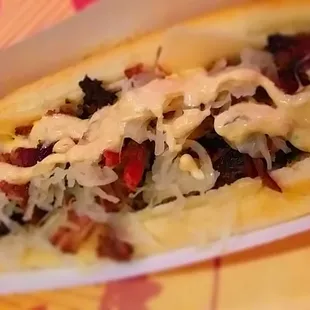 Pastrami Reuben Dog