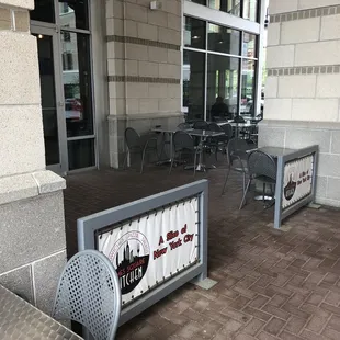 Outdoor seating