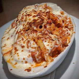 Baked ziti with sausage