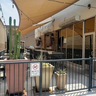 Outdoor patio.