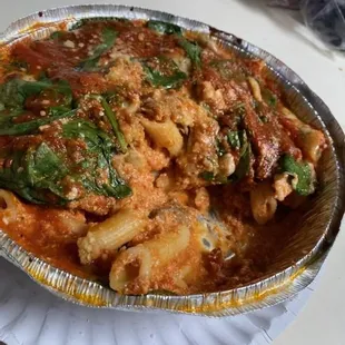 Baked Ziti. Yikes this is good and huge portion. This place is the real deal!